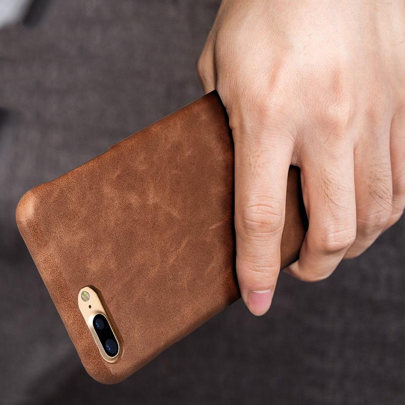 Genuine Leather High Quality Vintage Luxury Back Cover Case Phone Bag For iPhone *30% OFF* - ColaPa - Discover Hot Mobile Accessories Online
