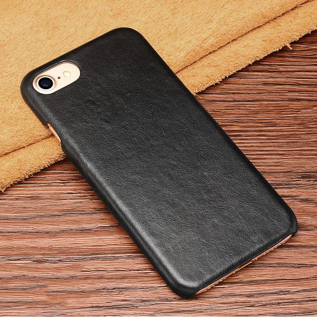 Genuine Leather High Quality Vintage Luxury Back Cover Case Phone Bag For iPhone *30% OFF* - ColaPa - Discover Hot Mobile Accessories Online