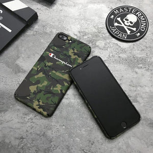 Luminous Camouflage Matte Hard Plastic PC phone Case for iPhone 6s 6 Plus 7 8 X