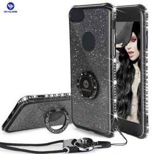Bling Diamond Rhinestone Bumper Ring Stand Thin Soft Protective iPhone Case *42% OFF* - ColaPa - Discover Hot Mobile Accessories Online