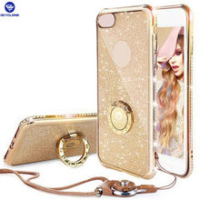 Charger l&#39;image dans la galerie, Bling Diamond Rhinestone Bumper Ring Stand Thin Soft Protective iPhone Case *42% OFF* - ColaPa - Discover Hot Mobile Accessories Online