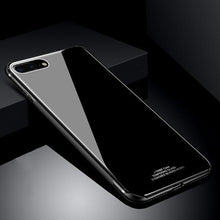 Load image into Gallery viewer, Luxury Soft TPU+Rigid Glass PC Back Cove Case For iPhone Anti-knock