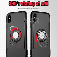Charger l&#39;image dans la galerie, Luxury Shockproof Metal Ring Phone case Matte hard + silicone Soft cover *56% OFF + 3 Pieces For Extra 25% OFF* - ColaPa - Discover Hot Mobile Accessories Online