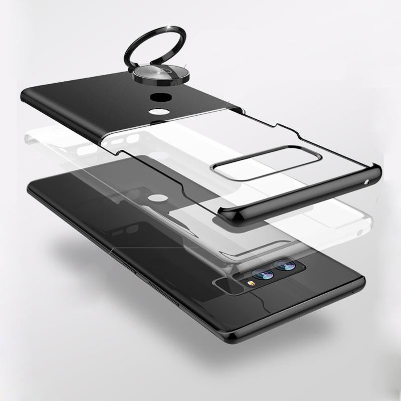 Luxury Two-color Case cute clear PC back cover for Galaxy Note 8