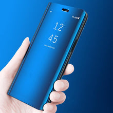 Charger l&#39;image dans la galerie, Mirror Flip Case Slim Clear View Smart Cover For Samsung
