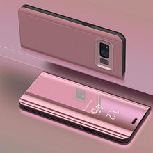 Charger l&#39;image dans la galerie, Mirror Flip Case Slim Clear View Smart Cover For Samsung