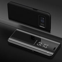 Charger l&#39;image dans la galerie, Mirror Flip Case Slim Clear View Smart Cover For Samsung