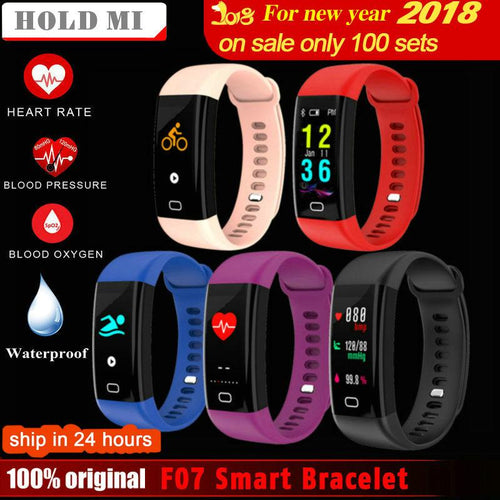 Hold Waterproof Smart Bracelet Heart Rate Monitor Blood Pressure Fitness Tracker Smartband Sport Watch for phone