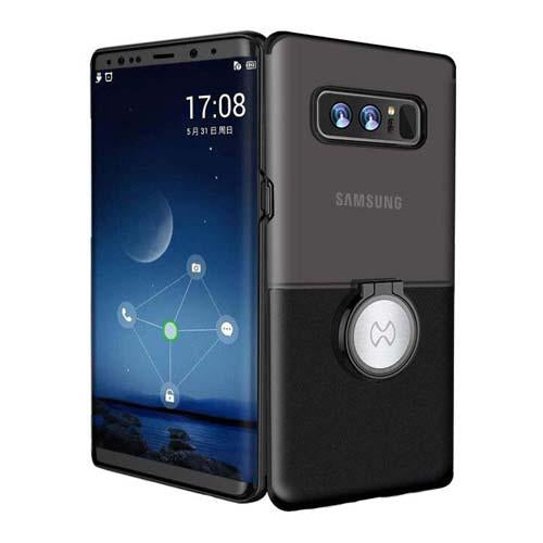 Luxury Two-color Case cute clear PC back cover for Galaxy Note 8