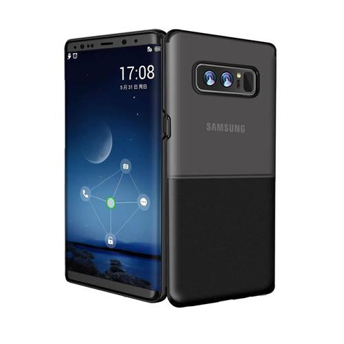 Luxury Two-color Case cute clear PC back cover for Galaxy Note 8