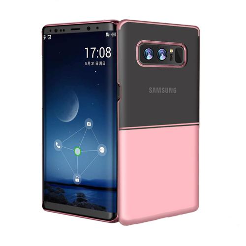 Luxury Two-color Case cute clear PC back cover for Galaxy Note 8