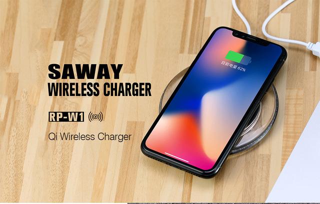 Qi Wireless Charging Device For Galaxy S8/S7/S7Edge/Note 5/Note 8 Iphone 8/x