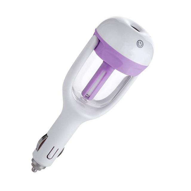 Car charger Freshener Mini Air Humidifier Diffuser Essential Oil Ultrasonic Aroma Mist Purifier