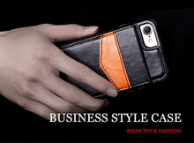 Load image into Gallery viewer, Retro Flip Cover  Card Slot Holder Phone Cases For iPhone XS XS Max XR Plus