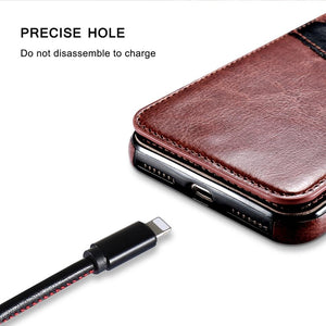 Retro Flip Cover  Card Slot Holder Phone Cases For iPhone XS XS Max XR Plus