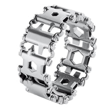 Load image into Gallery viewer, Man Outdoor Spliced Bracelet Multifunctional Wearing Screwdriver Tool Hand Chain Field Survival Bracelet