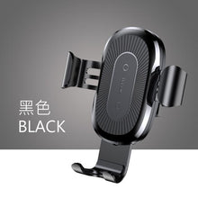 Load image into Gallery viewer, Car Mount Qi Wireless Charger For iPhone X 8 Plus Quick Charge Fast Wireless Charging Car Holder Stand For Samsung S9 S8