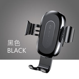 Car Mount Qi Wireless Charger For iPhone X 8 Plus Quick Charge Fast Wireless Charging Car Holder Stand For Samsung S9 S8