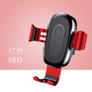 Car Mount Qi Wireless Charger For iPhone X 8 Plus Quick Charge Fast Wireless Charging Car Holder Stand For Samsung S9 S8