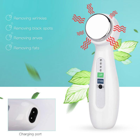 Ultrasonic Body Vibration Massager Beauty Instrument Wrinkle Acne Remover Face Lift Facial Skin Care Device Machine