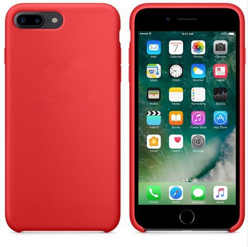 Original Silicone Case For iphone 7 For Apple case For iPhone 8 Plus Cover For iPhone X