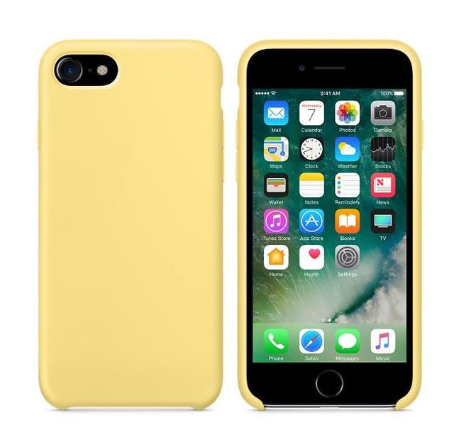 Original Silicone Case For iphone 7 For Apple case For iPhone 8 Plus Cover For iPhone X