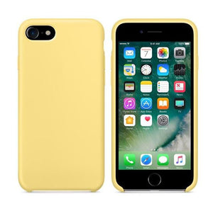 Original Silicone Case For iphone 7 For Apple case For iPhone 8 Plus Cover For iPhone X