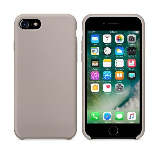 Original Silicone Case For iphone 7 For Apple case For iPhone 8 Plus Cover For iPhone X