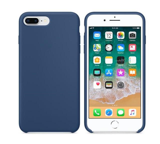 Original Silicone Case For iphone 7 For Apple case For iPhone 8 Plus Cover For iPhone X