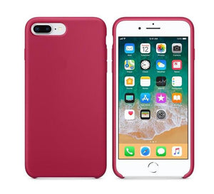 Original Silicone Case For iphone 7 For Apple case For iPhone 8 Plus Cover For iPhone X