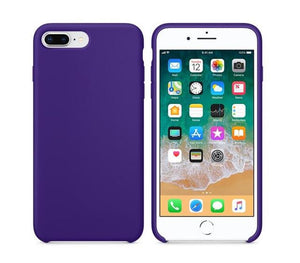 Original Silicone Case For iphone 7 For Apple case For iPhone 8 Plus Cover For iPhone X