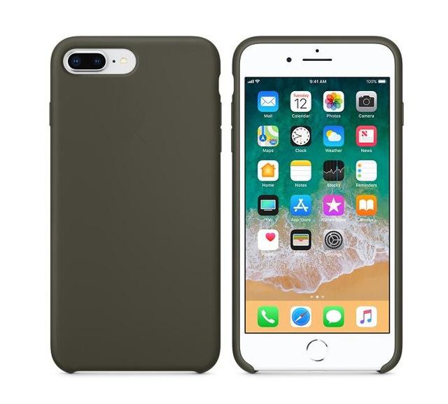 Original Silicone Case For iphone 7 For Apple case For iPhone 8 Plus Cover For iPhone X