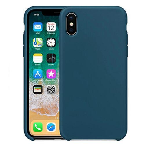 Original Silicone Case For iphone 7 For Apple case For iPhone 8 Plus Cover For iPhone X