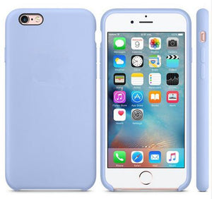 Original Silicone Case For iphone 7 For Apple case For iPhone 8 Plus Cover For iPhone X