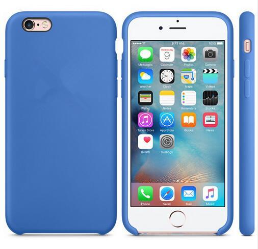 Original Silicone Case For iphone 7 For Apple case For iPhone 8 Plus Cover For iPhone X