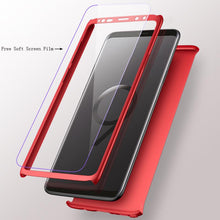 Charger l&#39;image dans la galerie, 360 Full Cover Protective Ultra Thin Hard PC Body Protection For Samsung+Free Soft film