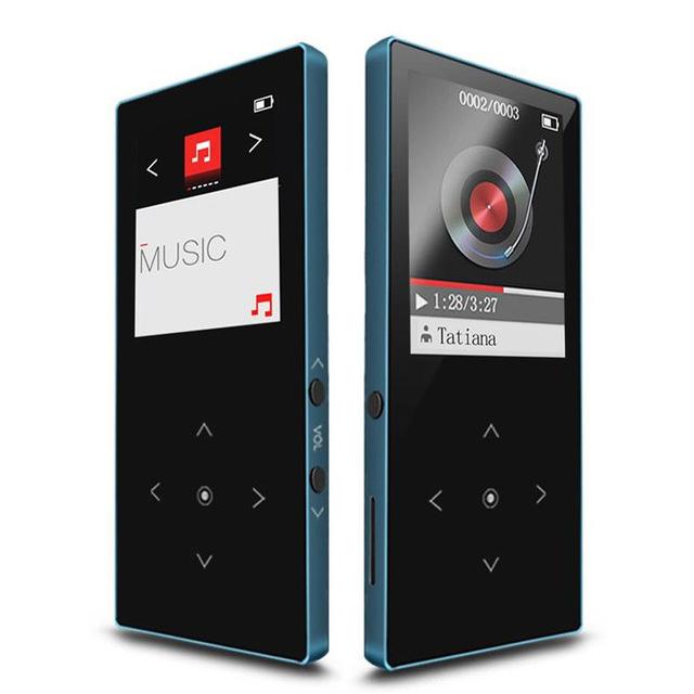 Bluetooth4.1 mp3 player Ultra thin 8GB/16GB MP3 Music Player 1.8 Inch Color Screen Lossless Sound with FM
