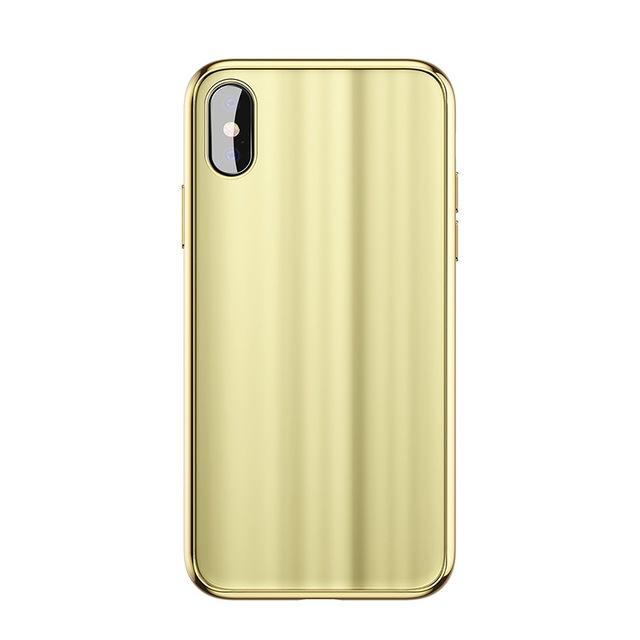 Luxury Plating Tempered Glass For iPhone X