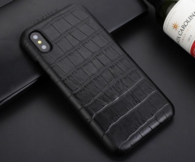 For iphone X leather case genuine Leather phone cases For iPhone