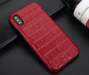 For iphone X leather case genuine Leather phone cases For iPhone