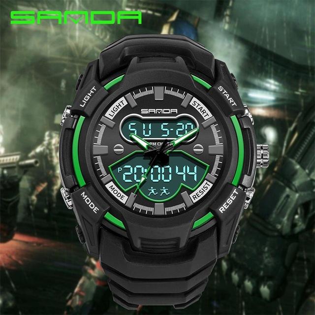 Outdoors Watch Waterproof Calendar S Shock Men Military Army Sport Clock New G Style Digital Dual Time Wrist watches