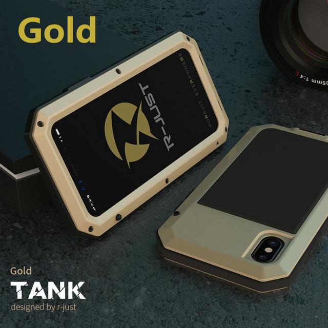 LUXURY RUGGED ARMOR SHOCKPROOF METAL ALUMINUM PHONE CASE