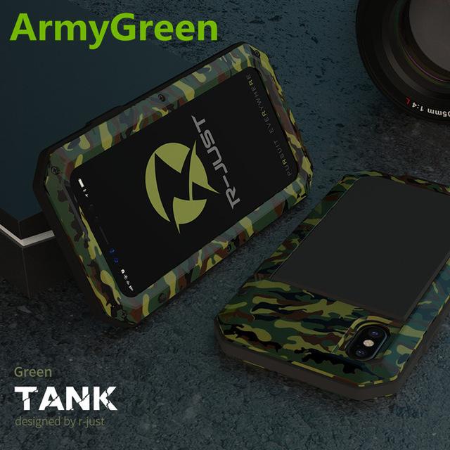 LUXURY RUGGED ARMOR SHOCKPROOF METAL ALUMINUM PHONE CASE