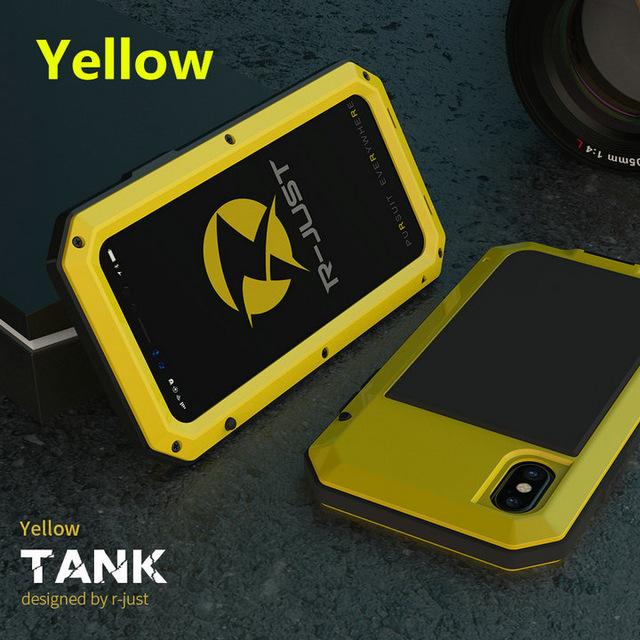 LUXURY RUGGED ARMOR SHOCKPROOF METAL ALUMINUM PHONE CASE