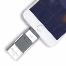 Charger l&#39;image dans la galerie, 16GB 32GB 64GB 128GB 3-in-1 high-speed USB flash drive for iPhone Android