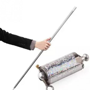 Metal High Elasticity Steel Silver Appearing Cane Magic Prop
