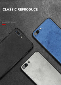New Fabric Ultra-thin Canvas Silicon Phone Case For iphone  X Xs Max Xr
