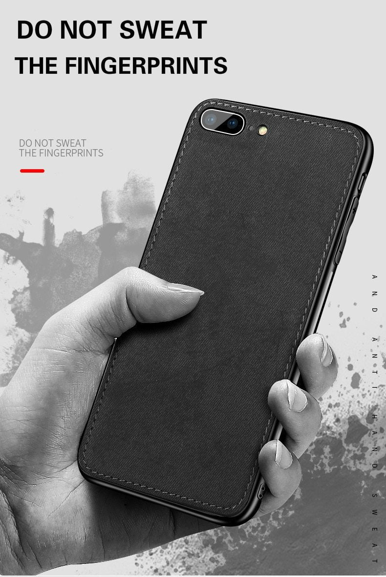 New Fabric Ultra-thin Canvas Silicon Phone Case For iphone  X Xs Max Xr