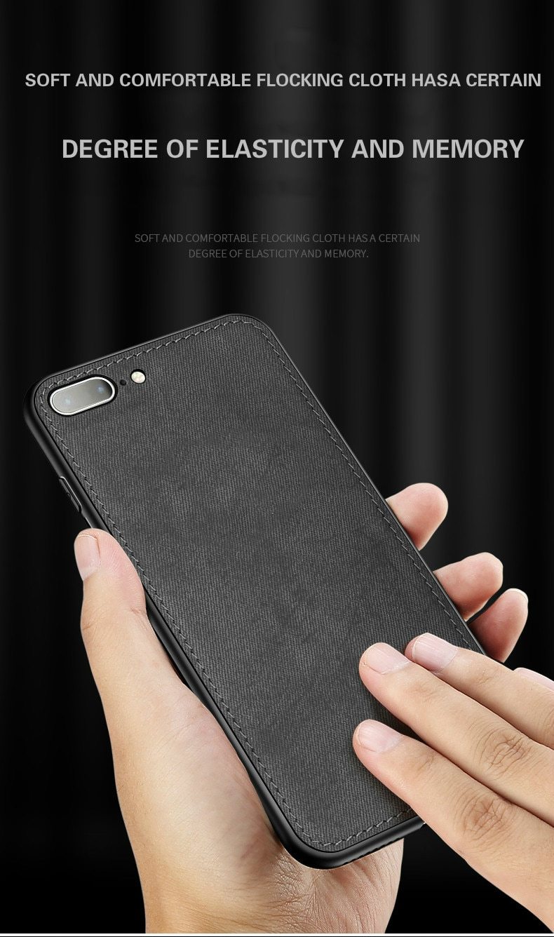 New Fabric Ultra-thin Canvas Silicon Phone Case For iphone  X Xs Max Xr