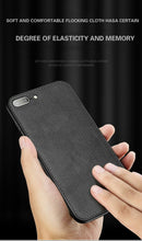 Load image into Gallery viewer, New Fabric Ultra-thin Canvas Silicon Phone Case For iphone  X Xs Max Xr